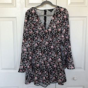 Long Sleeve Flowy Romper